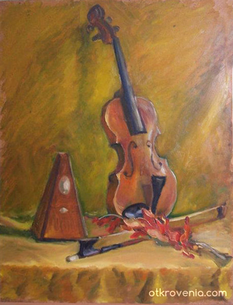 Цигулка с метроном