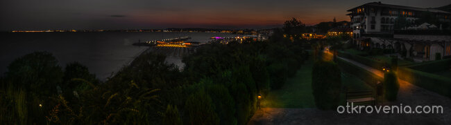 Свети Влас - вечерна панорама