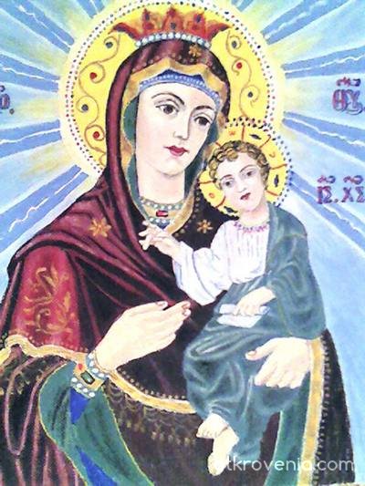 Дева Мария с младенеца