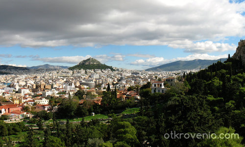 Атина (фрагмент от пейзажа)