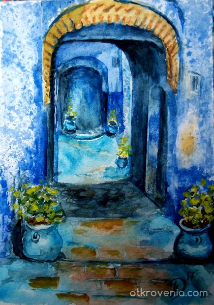 Мароканско синьо