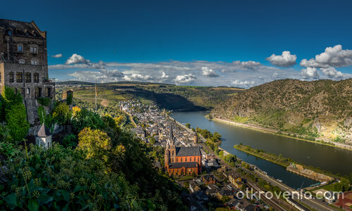 The Schönburg Castle - Oberwesel