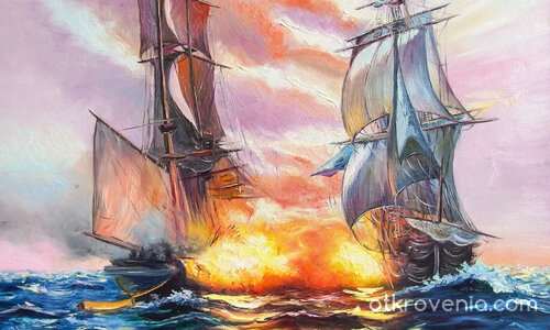 Картина с морска битка
