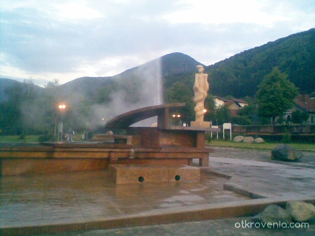Гейзера-фонтан в град Сапарева баня 