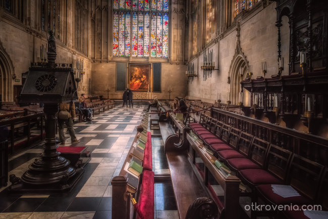 King's College Chapel and "Adoration of the Magi"