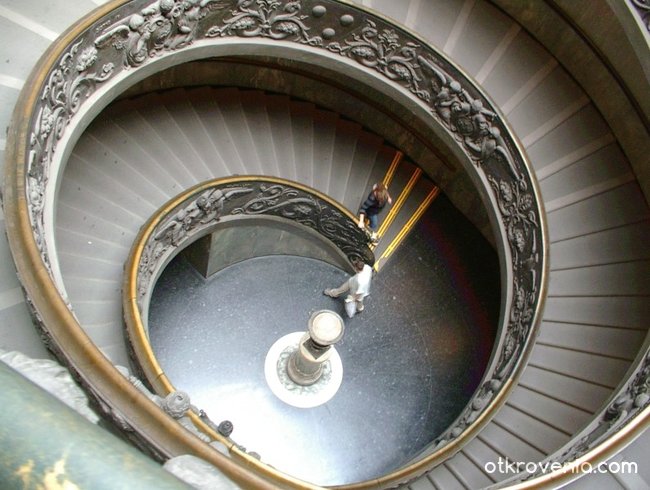 Спираловидната стълба във Ватикана!