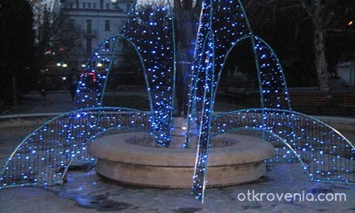 Коледен фонтан