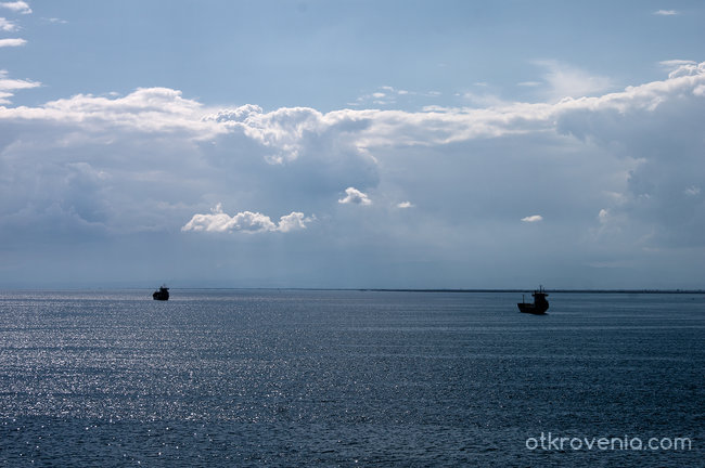 Поглед към Бяло море от Бялата кула, Солун