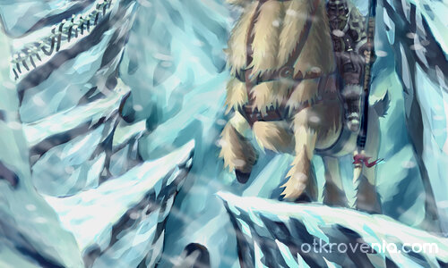 "Ездач на овен сред ледена пустош"