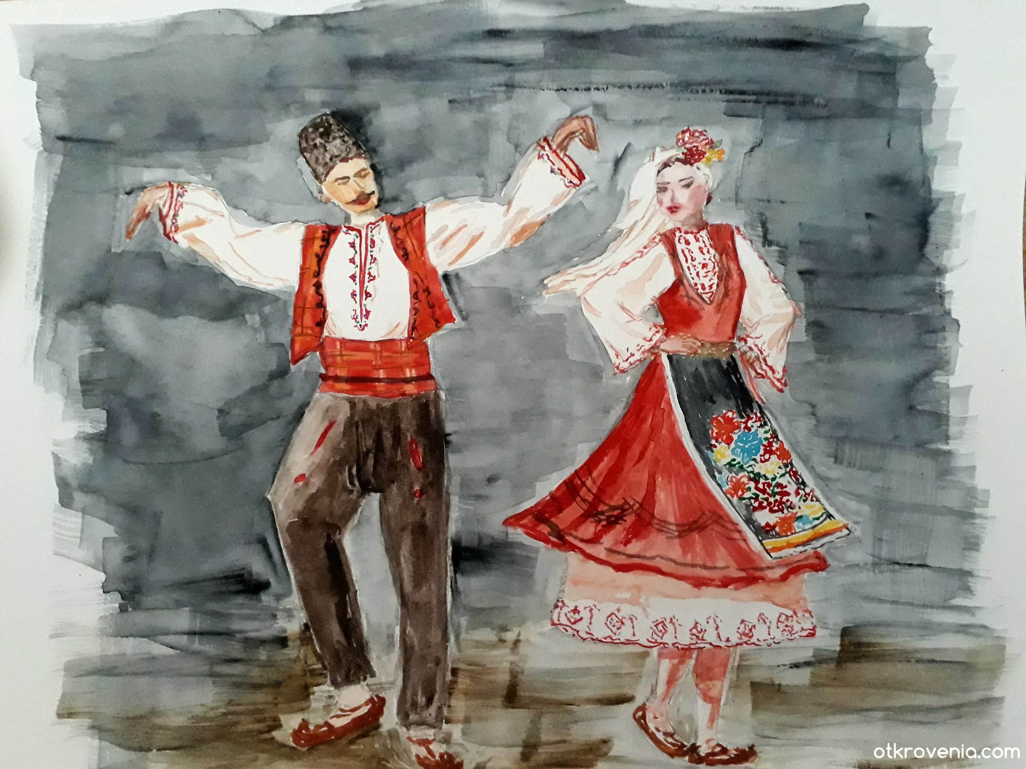 Болгарский национальный костюм картины