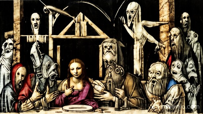 Тайната вечеря със специалното участие на Мона Лиза