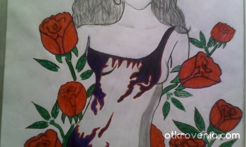 дамата с розите