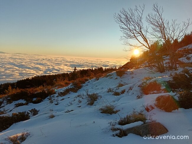 Изгревът от Стената, Витоша