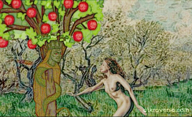 Изкуственият интелект подмамва Ева да откъсне забранения плод .....