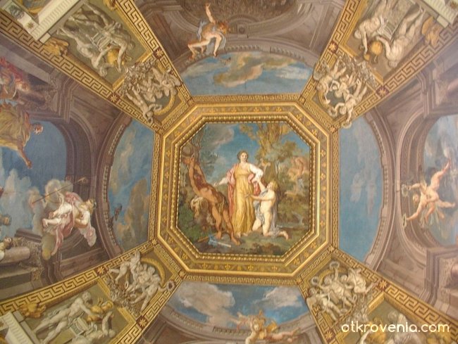 Фрагмент на купола на Сикстинската капела -Рим!