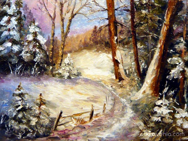 Зима в гората