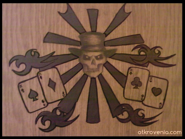 Poker Skull
