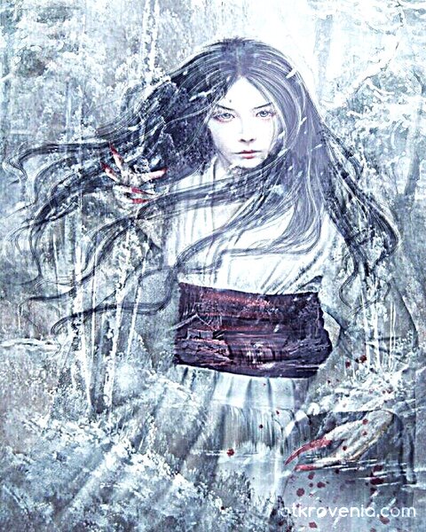 Демоните на стара Япония : 雪女 ( Снежната жена)