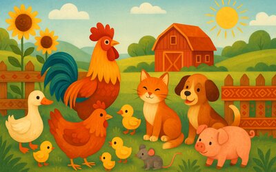 Животните в селския двор