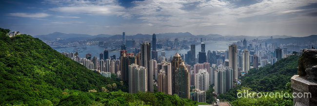 Hong Kong - поглед от Victoria Peak