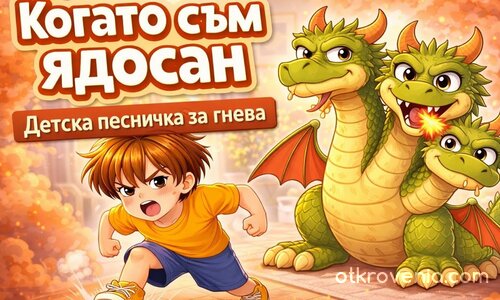 Когато съм ядосан | Детска песничка за гнева и емоциите