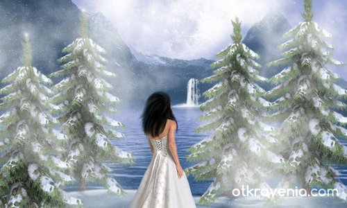 Winter bride...