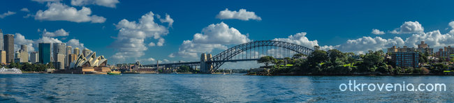 Sydney Opera House and Harbor Bridge