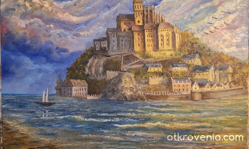 Мон Сен Мишел-Прилив