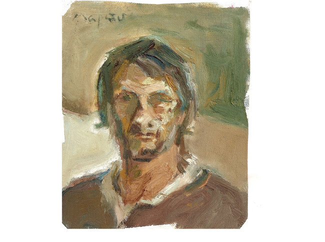 портрет на мъж  ,ескиз