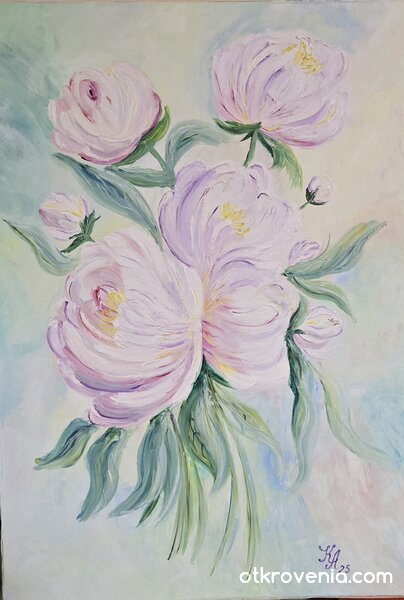 Нежност от божури