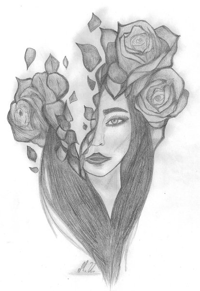 "...Жената цвете е! Красива!..."