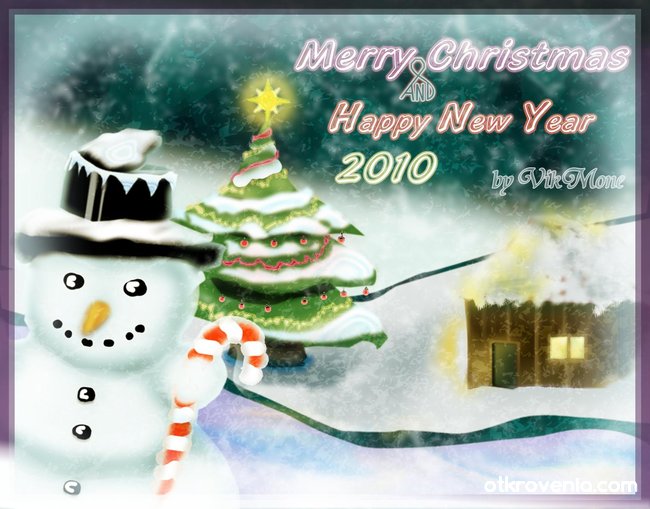 Merry Christmas and Heppy New Year 2010