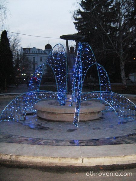 Коледен фонтан