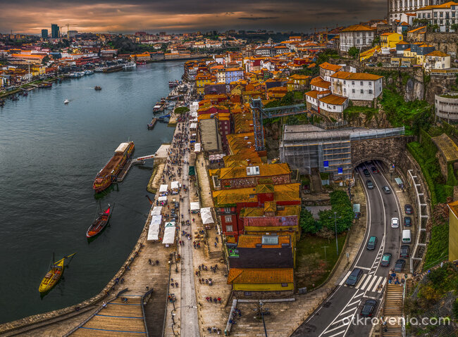 Porto - поглед от Dom Luís I Bridge