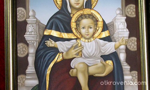 картина на богородица с младенеца 