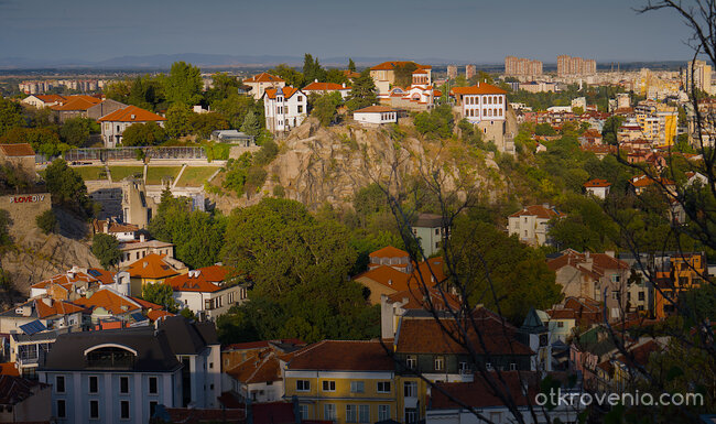 Пловдив на залез
