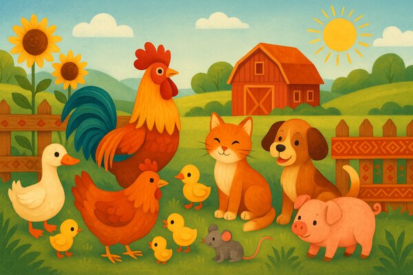 Животните в селския двор