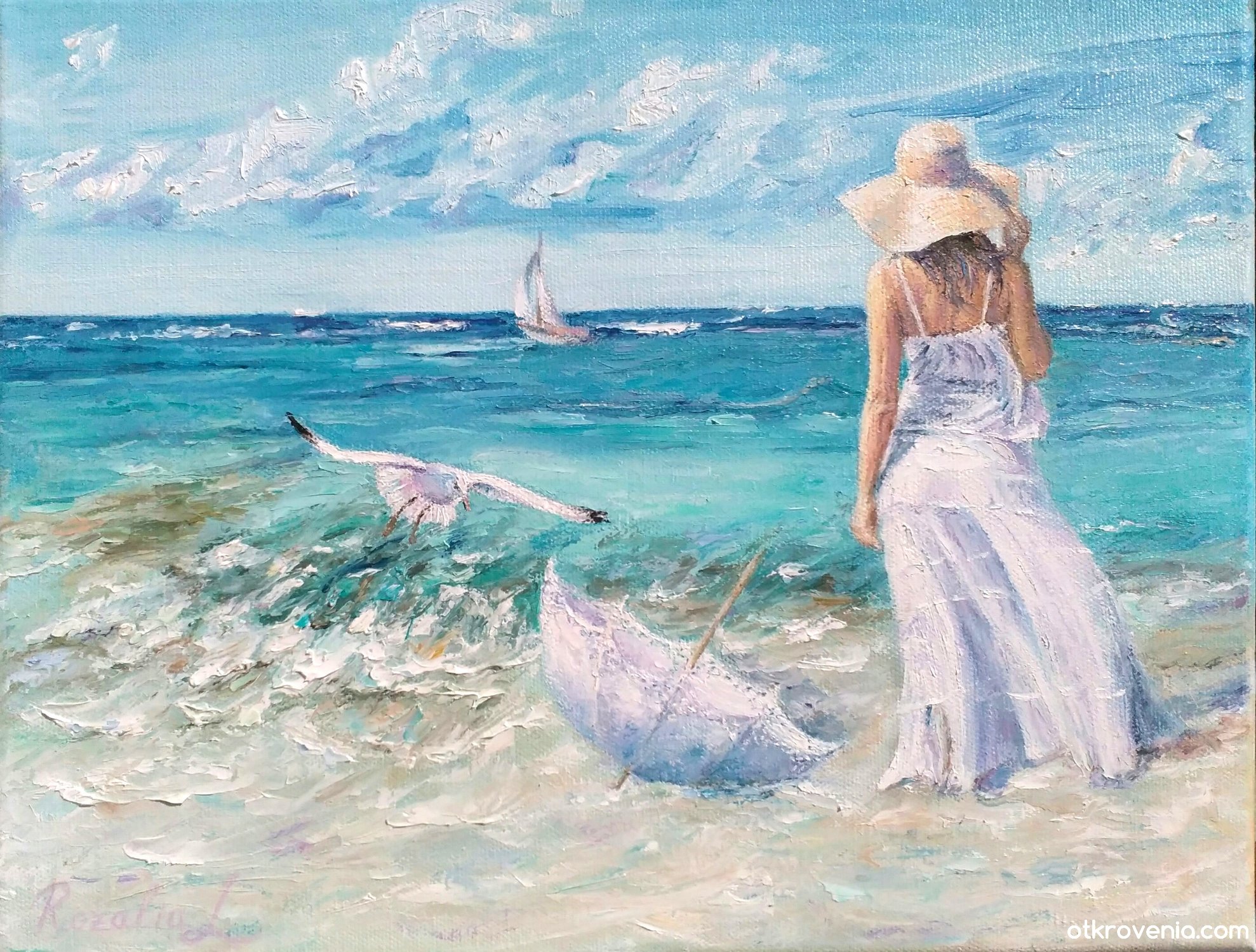 Характер картины. Брег художник. Рисунки масляными красками девушки пляж. Картина маслом серферша. Брег художник Брэгг картины.