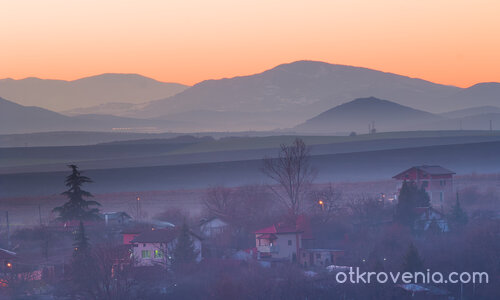 Залезен пейзаж край Хасково