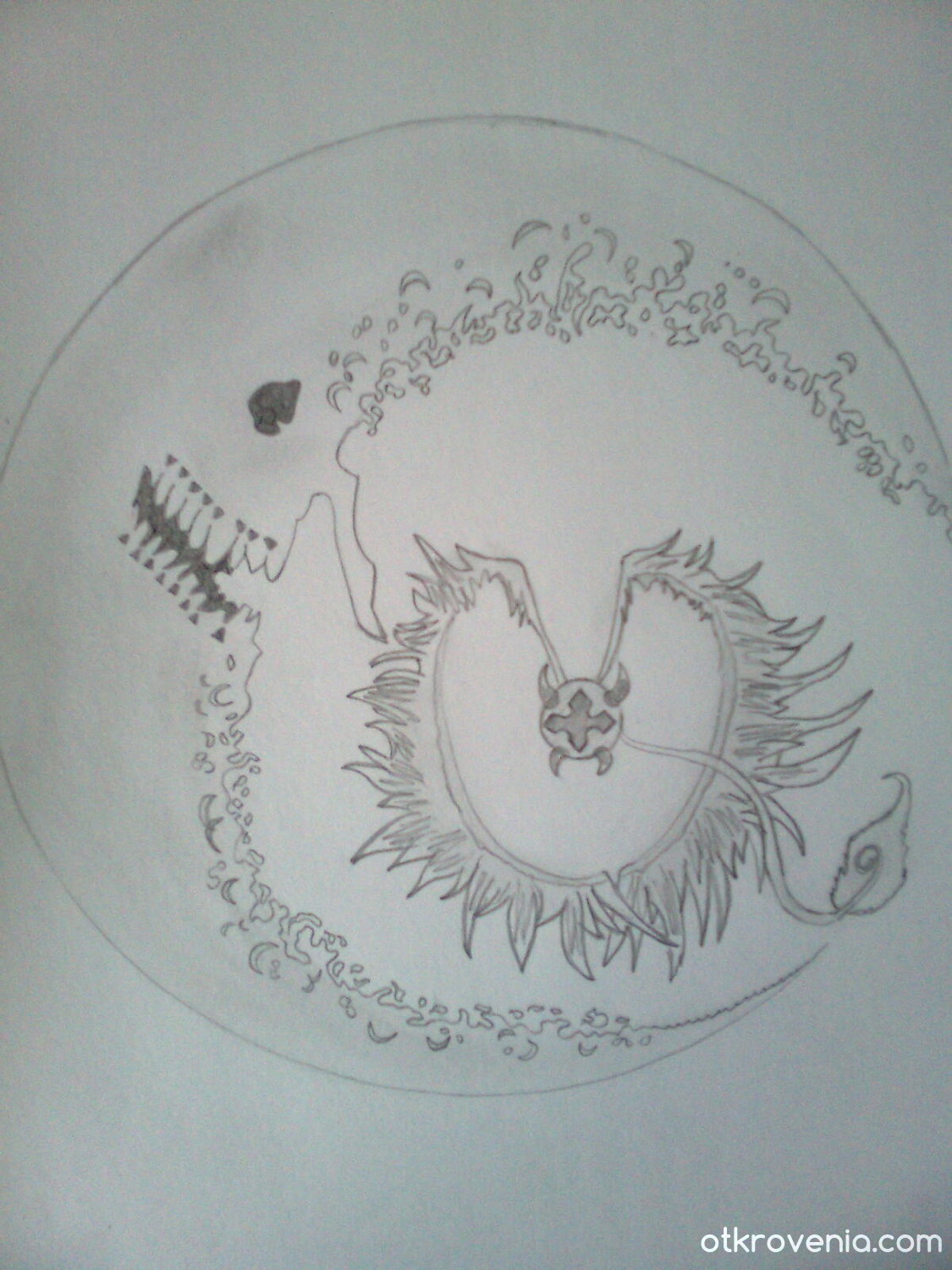 Evil Moon - drawing: Other, Pencils by lubka (Любомира Стоянова)