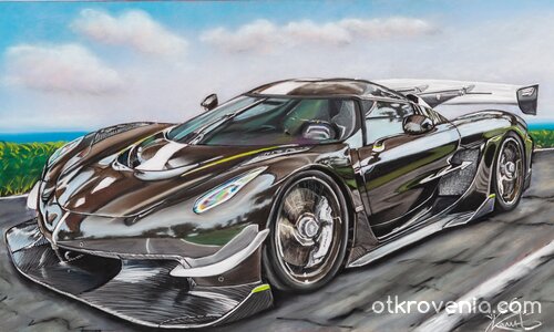 Колата със сложното име Koenigsegg Sadair's spear ...