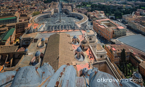 Не може да отидеш в Рим и да не...снимаш от купола на Св. Петър