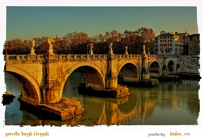 Ponte degli Angeli - Рим (мостът на ангелите)