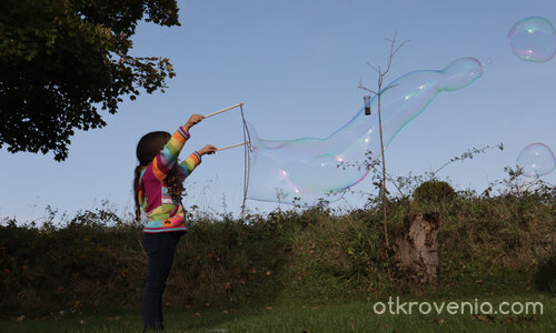 Let the bubbles float your troubles
