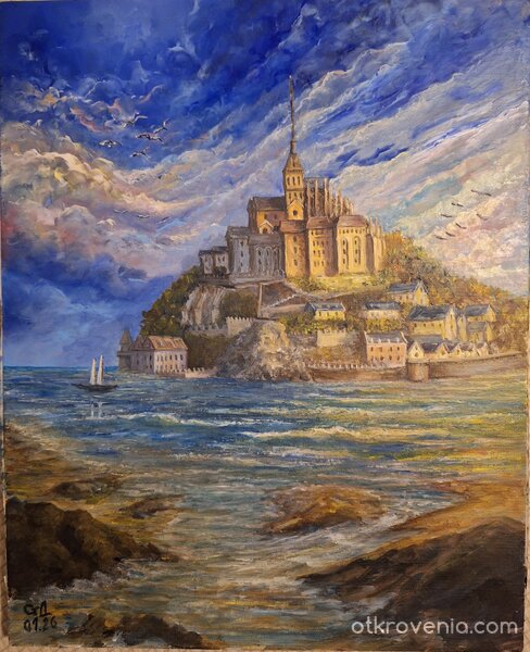 Мон Сен Мишел-Прилив