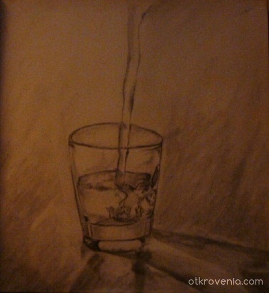 Чаша с вода