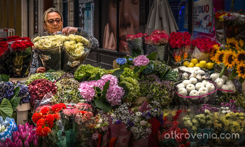 Продавачка на цветя