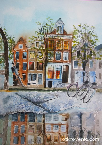 Амстердам през пролетта